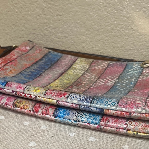 Brahmin Leather Colorful Shoulder Bag! - Picture 6 of 7